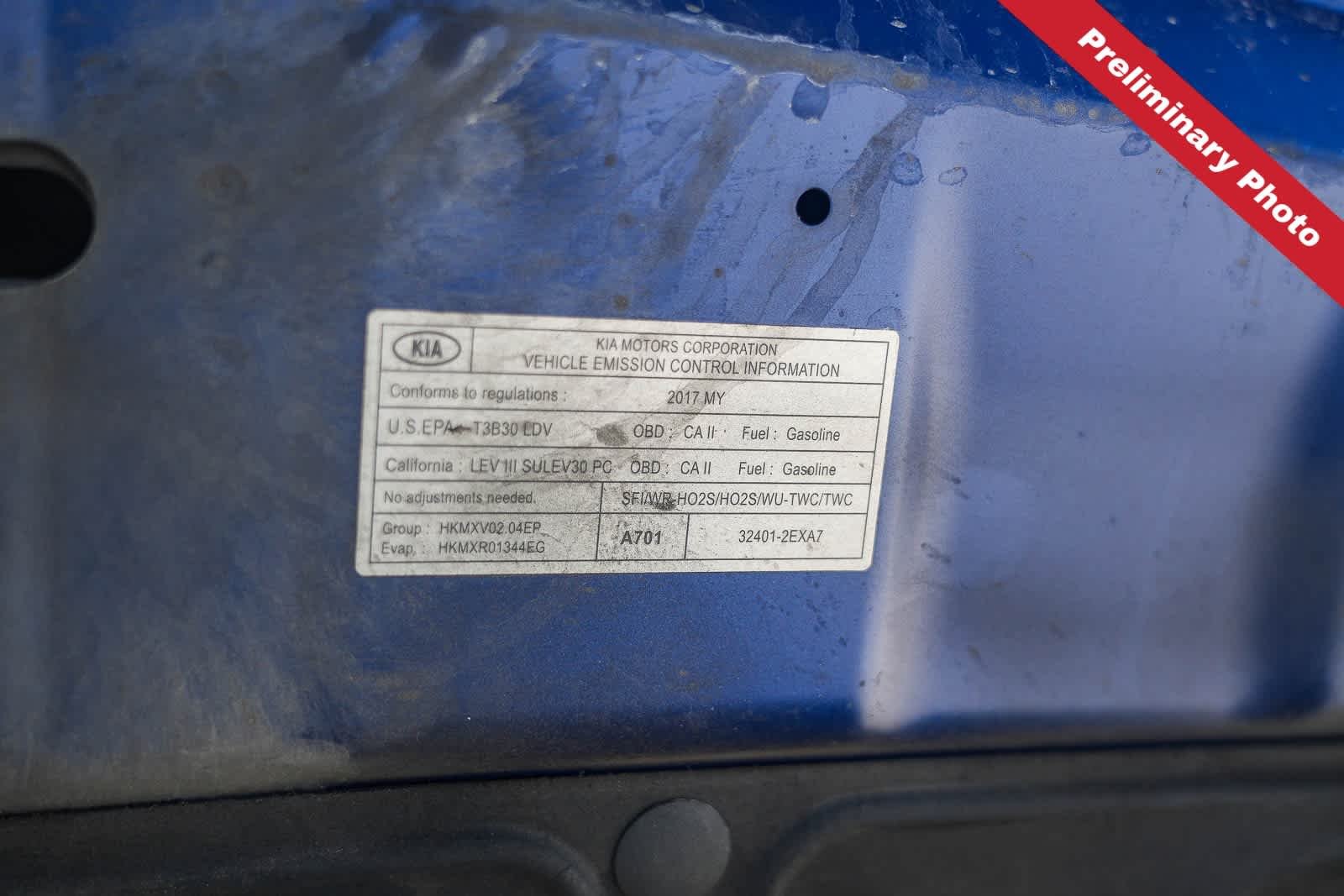 Used 2017 Deep Sea Blue Kia LX image 21