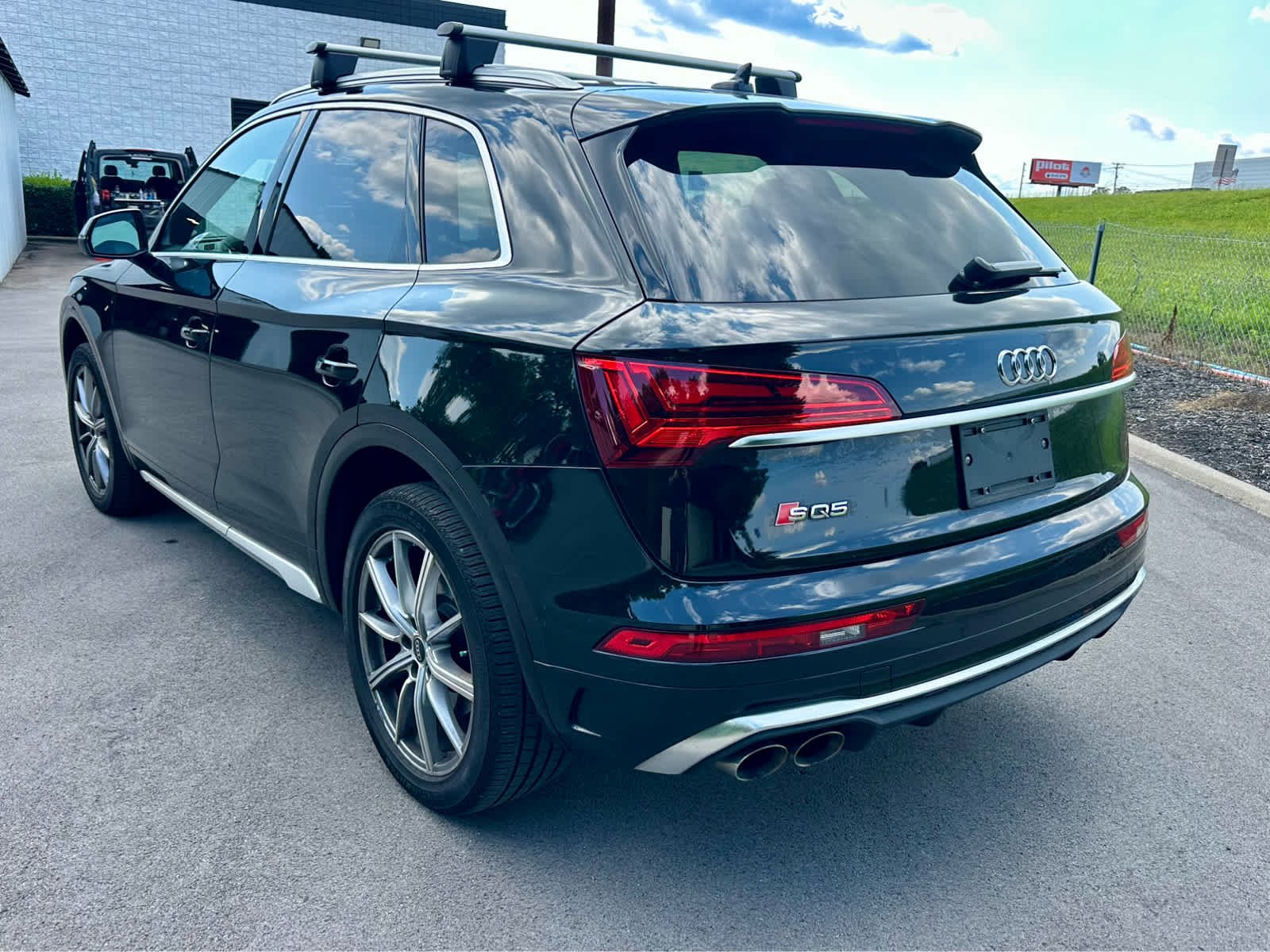 Used 2022 Mythos Black Metallic Audi Premium Plus image 7
