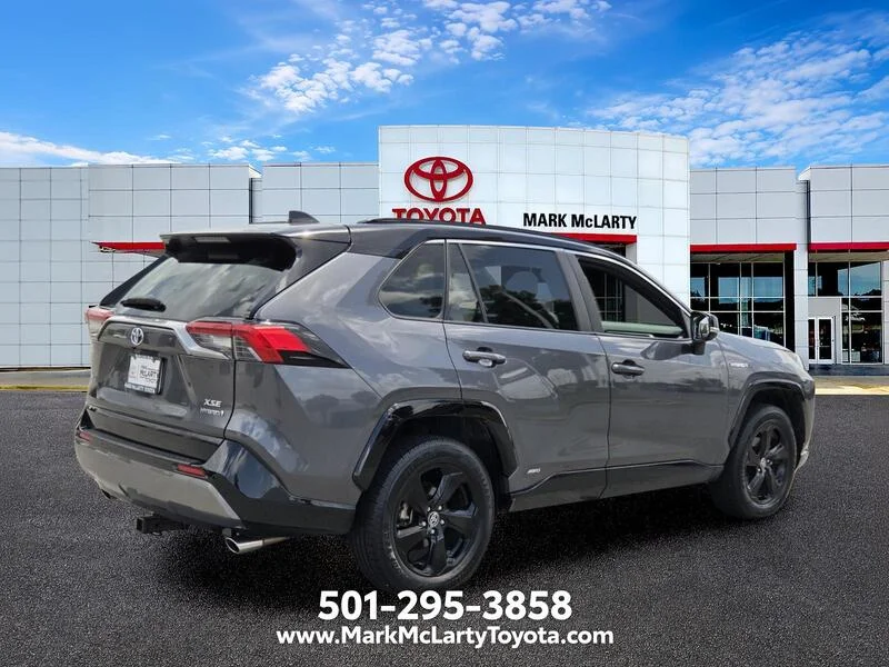 Used 2020 Magnetic Gray Metallic TOYOTA HYBRID XSE AWD image 5