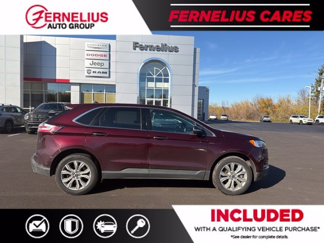 Used 2022 Ford Edge Titanium with VIN 2FMPK4K96NBA10870 for sale in Cheboygan, MI