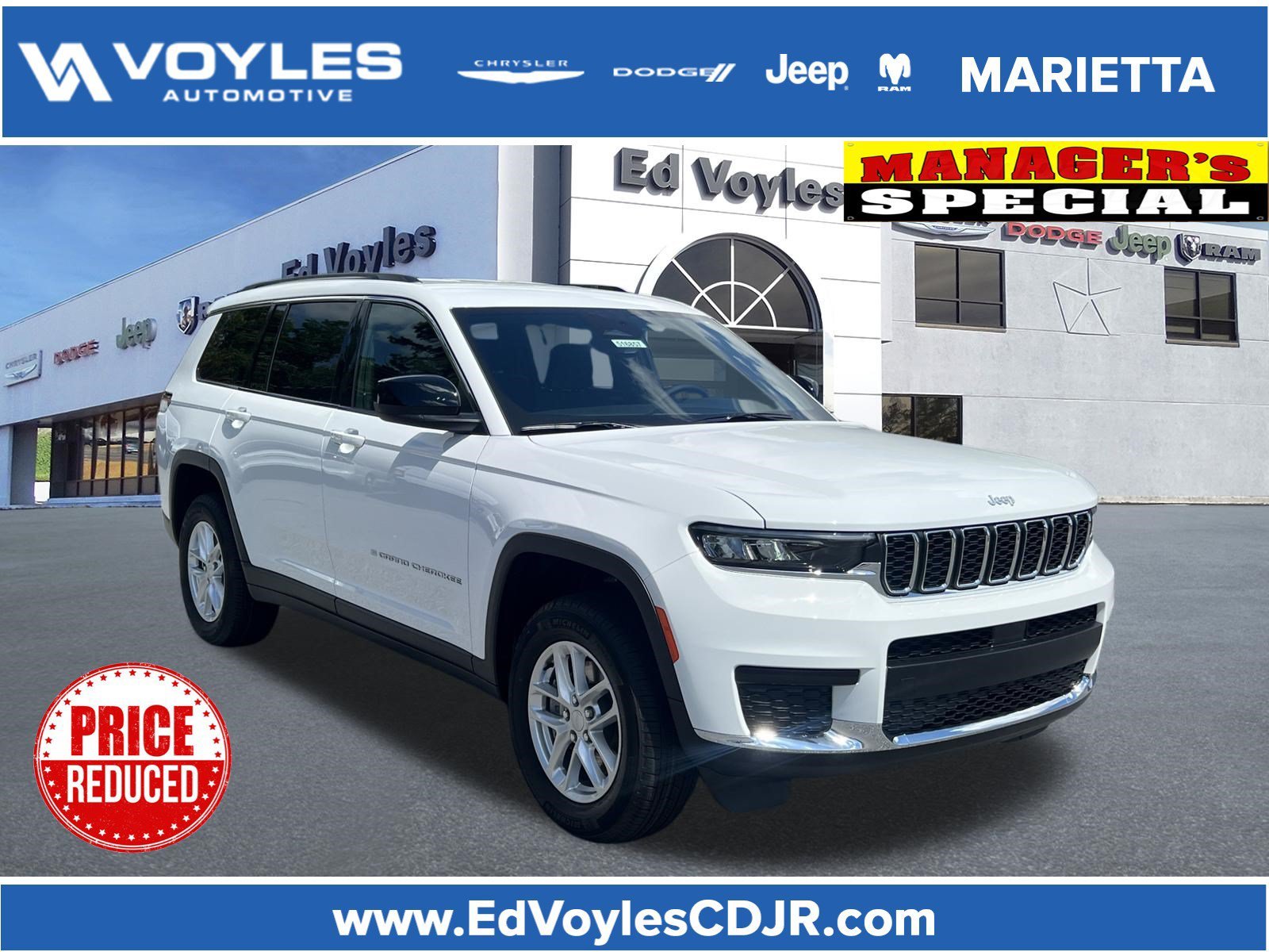 New 2026 Bright White Clearcoat Jeep Laredo image 1