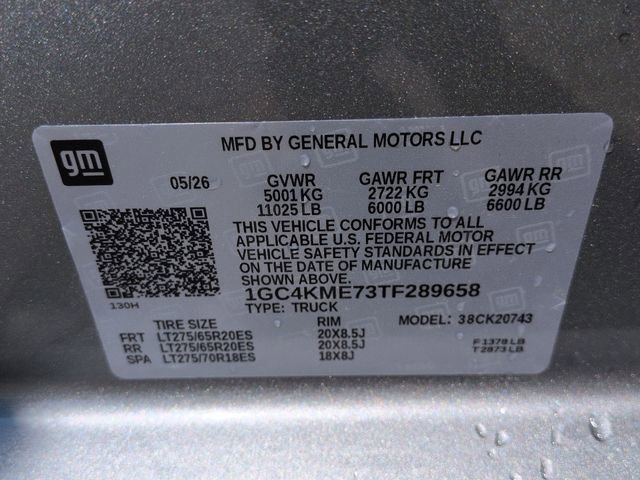 New 2026 Sterling Gray Metallic Chevrolet Custom image 33