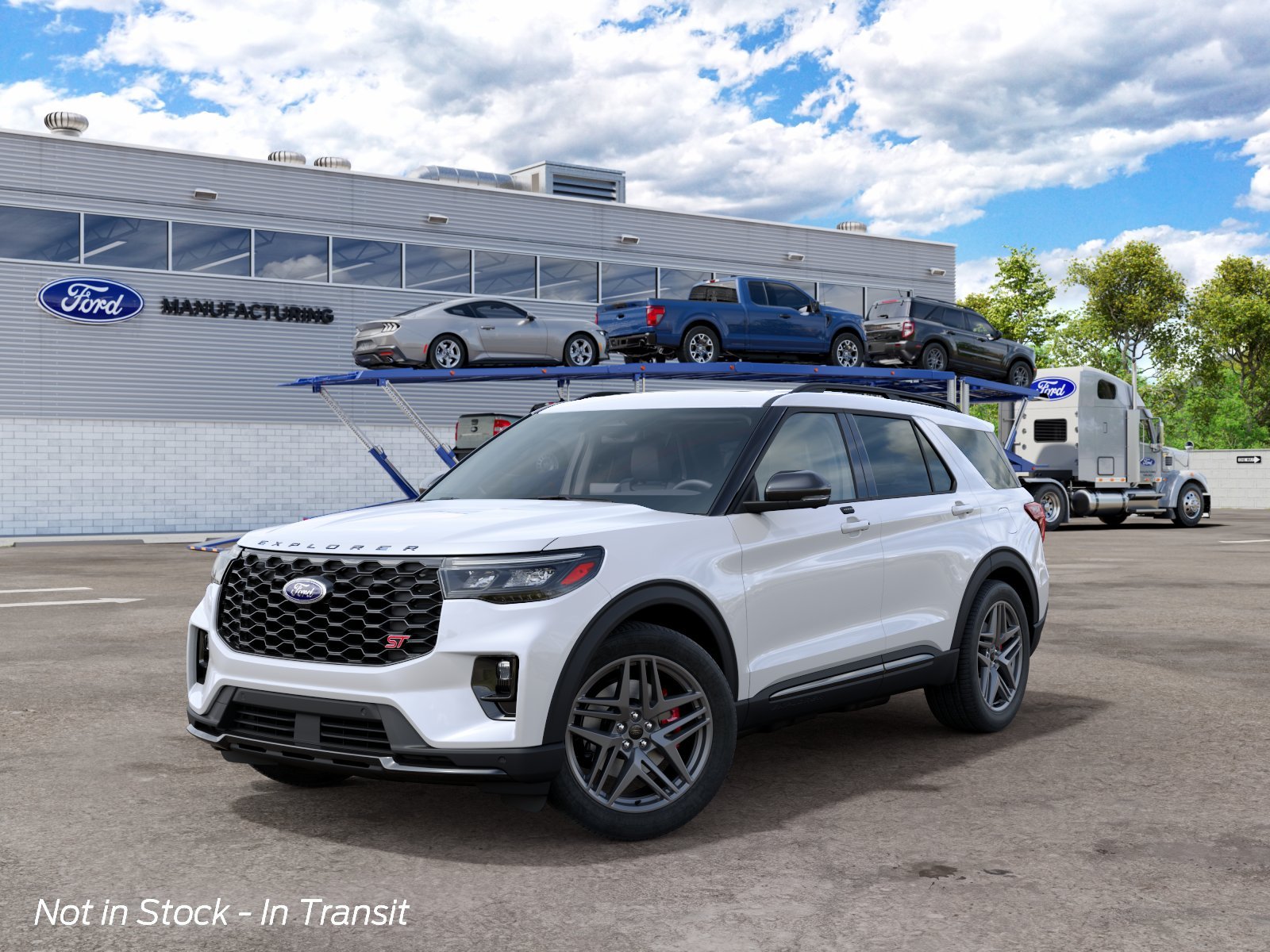 New 2027 Star White Metallic Tri-Coat Ford ST image 2