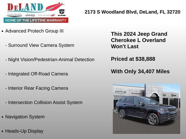 Used 2024 Black Jeep Overland image 18