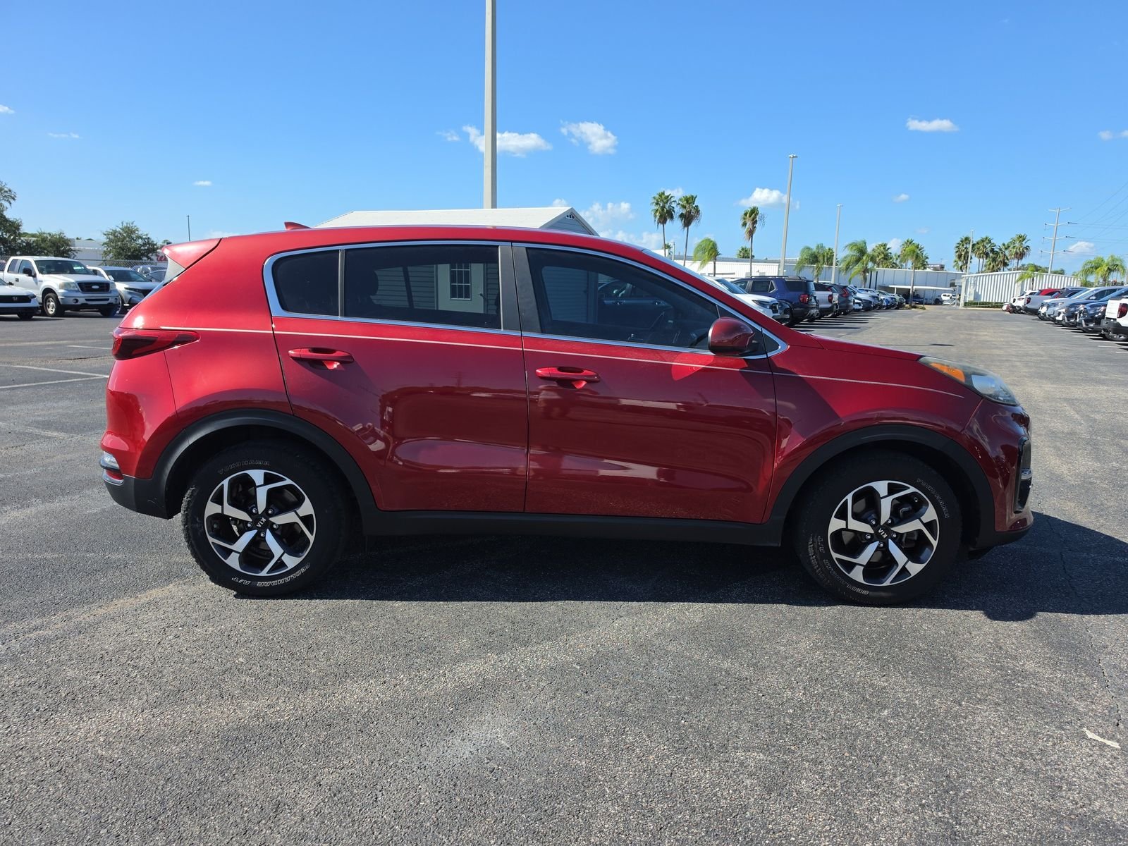 Used 2020 Red Kia LX image 2