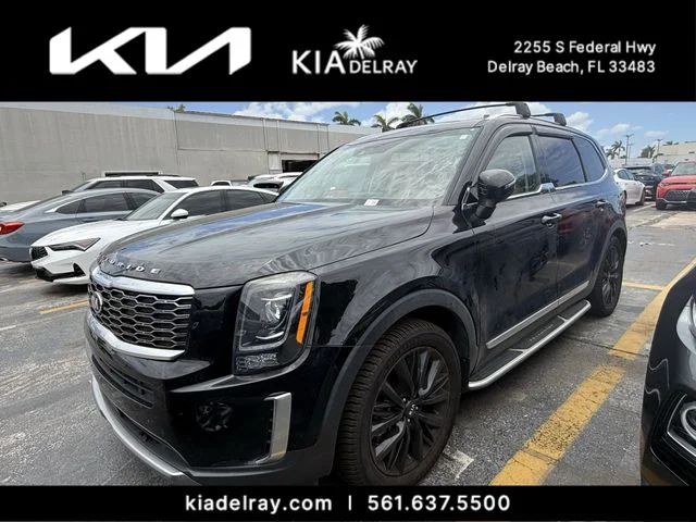 Used 2020 Black Kia EX image 9