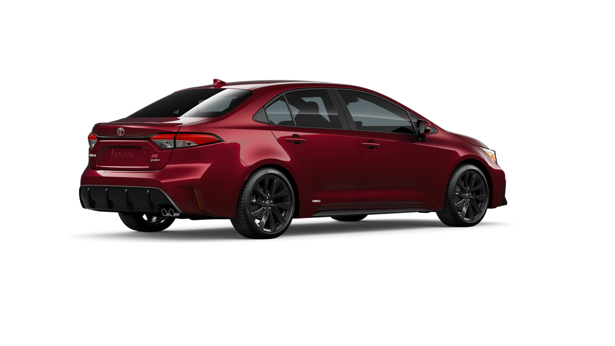 New 2026 Ruby Flare Pearl Toyota Hybrid SE image 10
