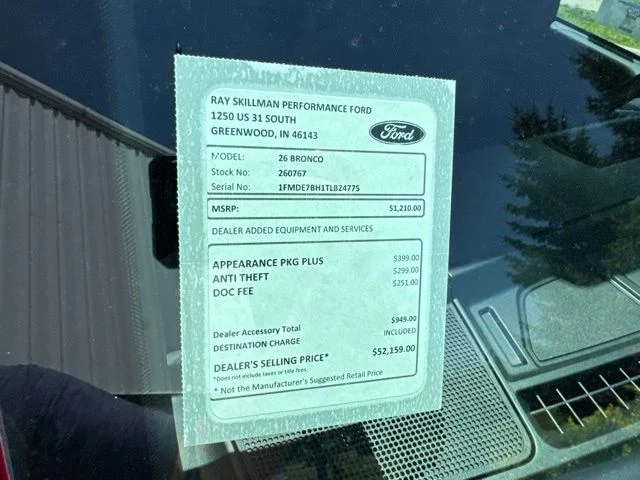 New 2026 Ruby Red Metallic Tinted Clearcoat Ford Big Bend® image 2