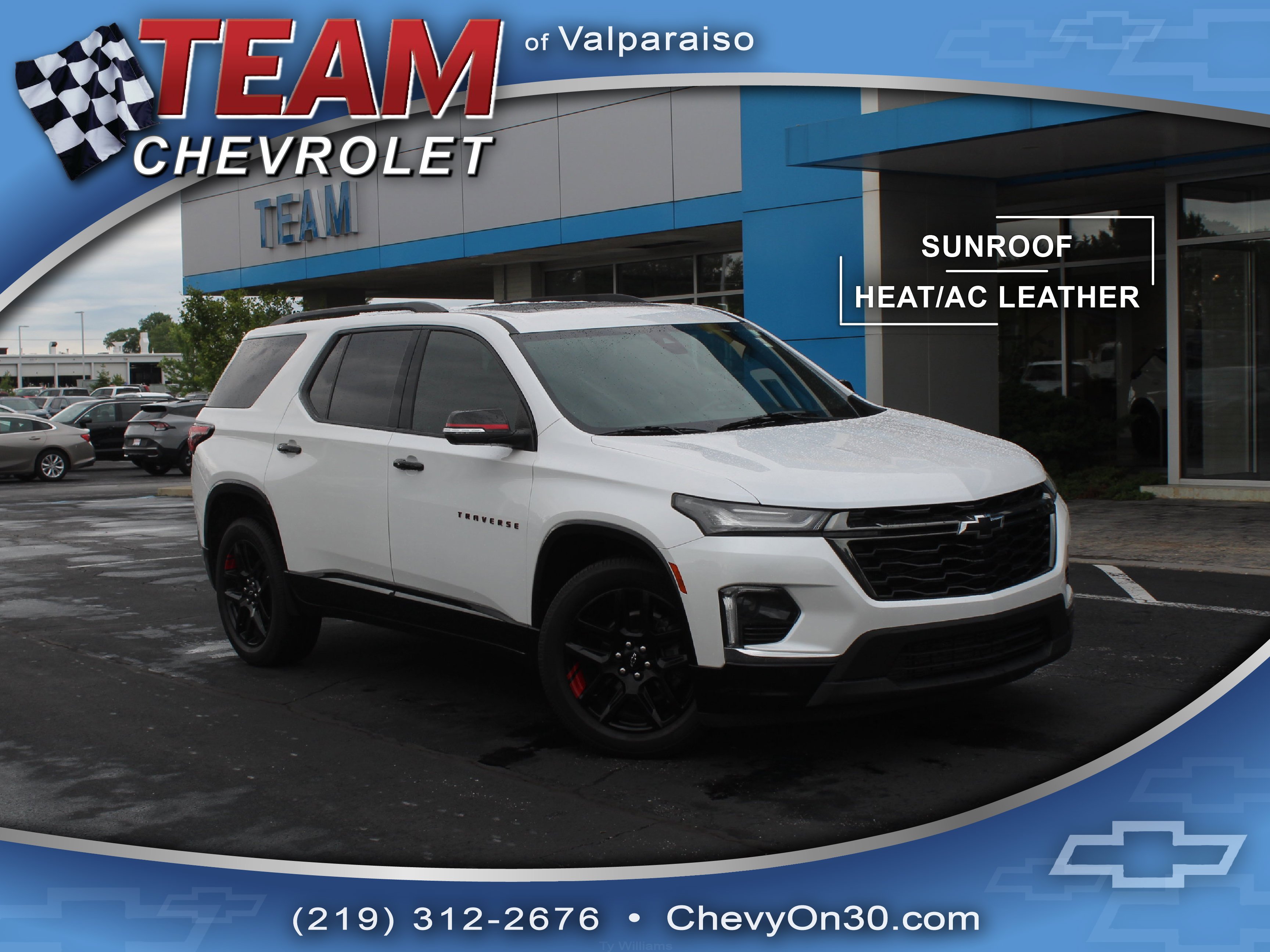 Used 2022 Iridescent Pearl Tricoat Chevrolet Premier image 1