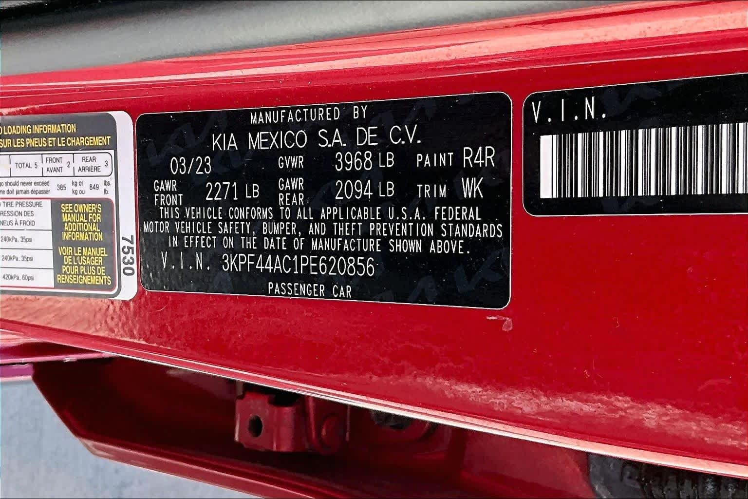 Certified Used 2023 Currant Red Kia GT image 32