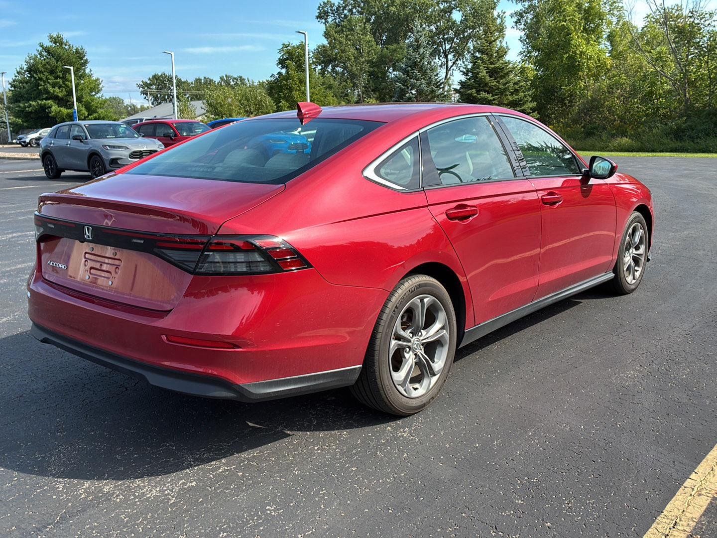 Used 2023 Radiant Red Metallic Honda EX image 21