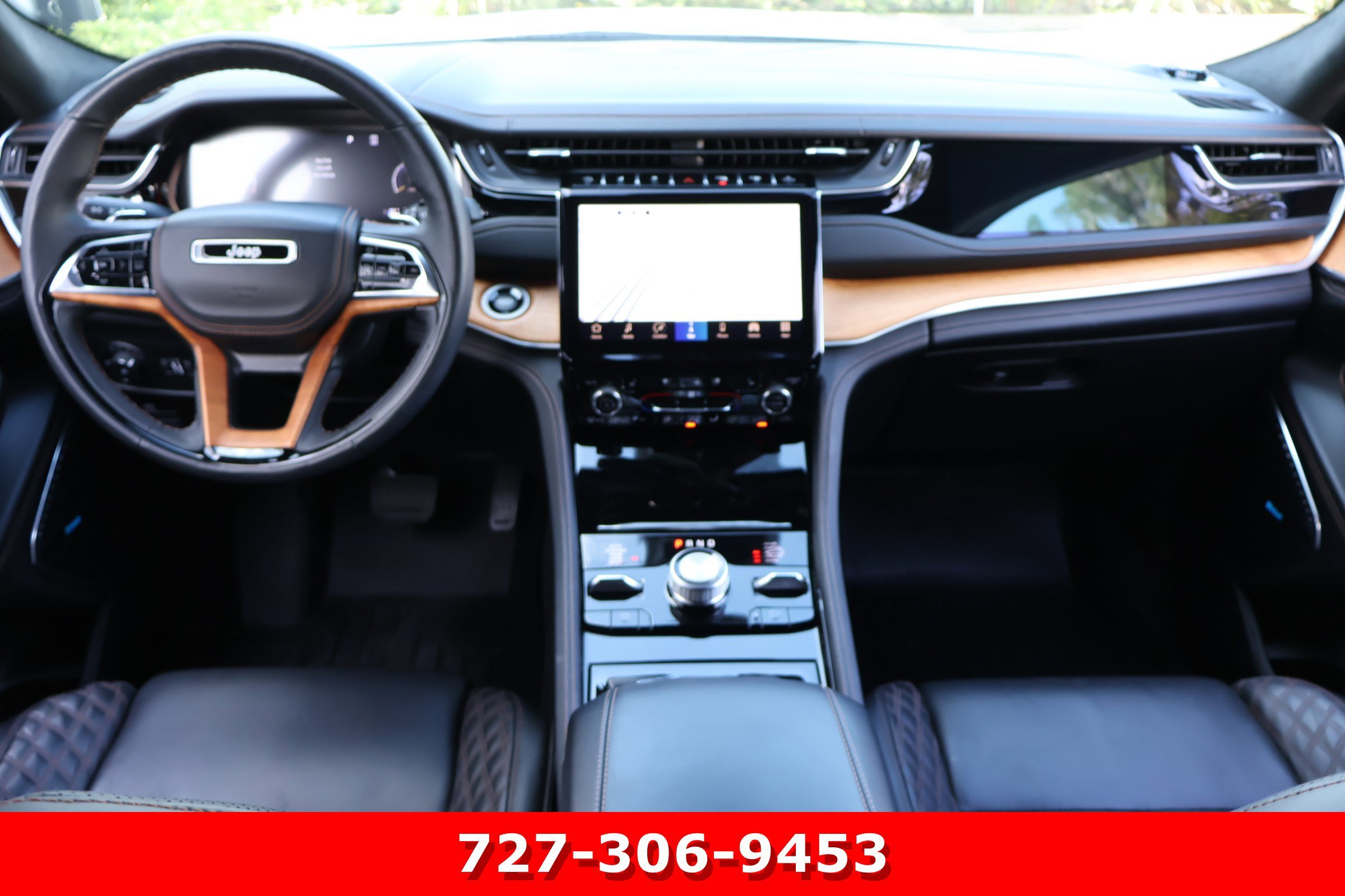 Used 2022 Bright White Clearcoat Jeep Summit Reserve image 17