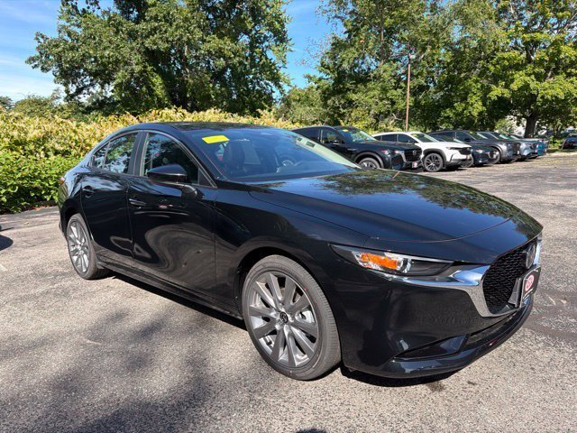 Jet Black Mica 2026 Mazda MAZDA3 Sedan Front-Wheel Drive 6-Speed Automatic
