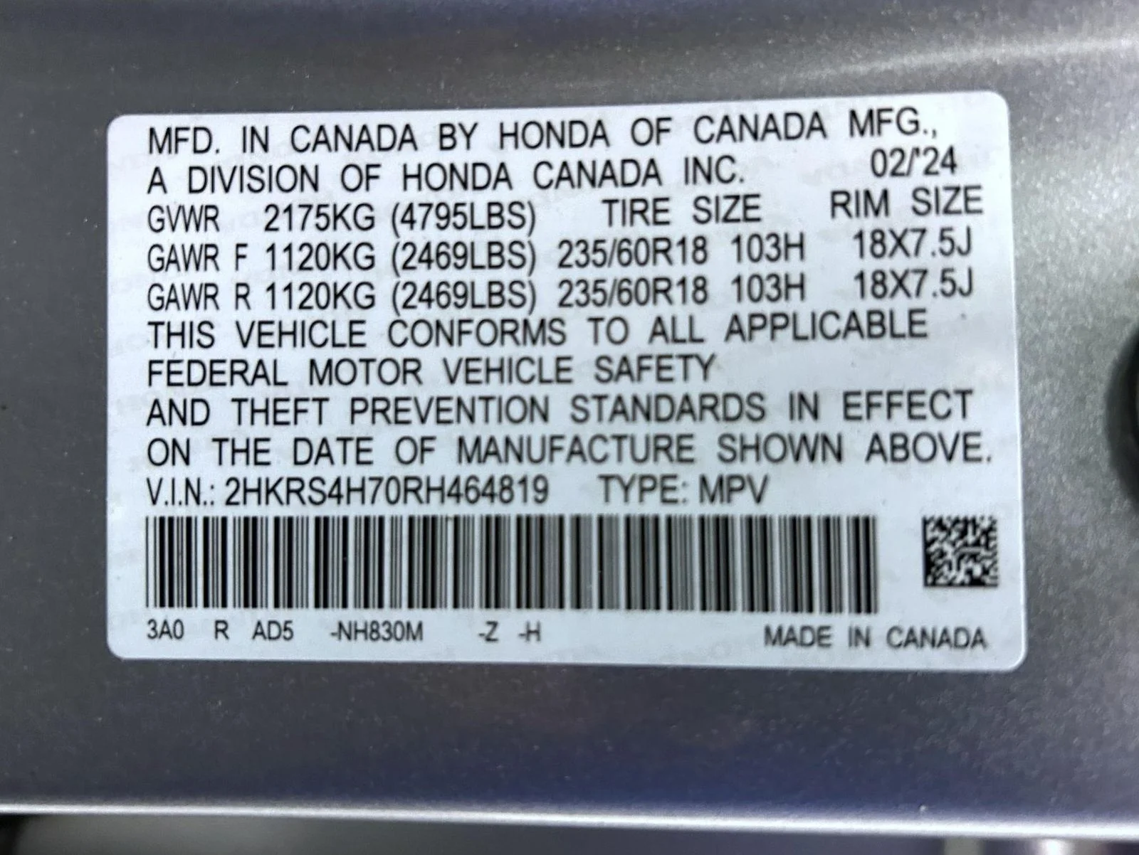 Used 2024 Silver Honda EX-L image 25