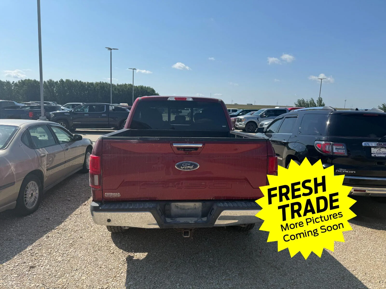 Used 2019 Ruby Red Metallic Tinted Clearcoat Ford LARIAT image 4