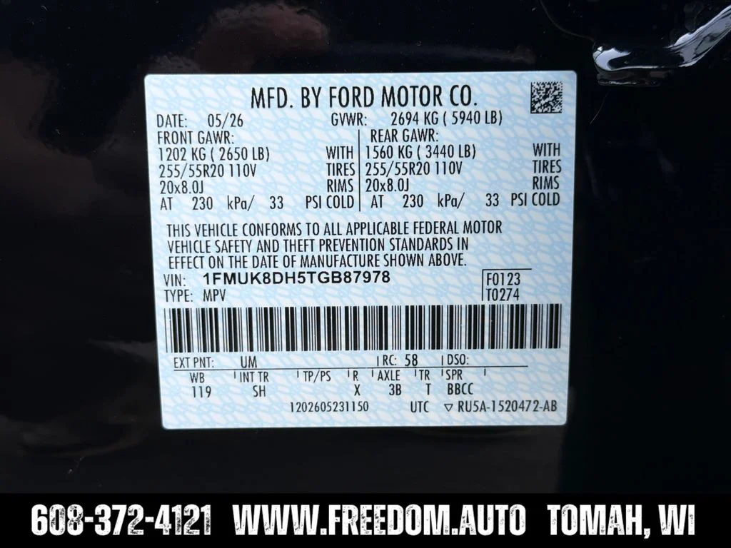 New 2026 Black Ford Active image 29