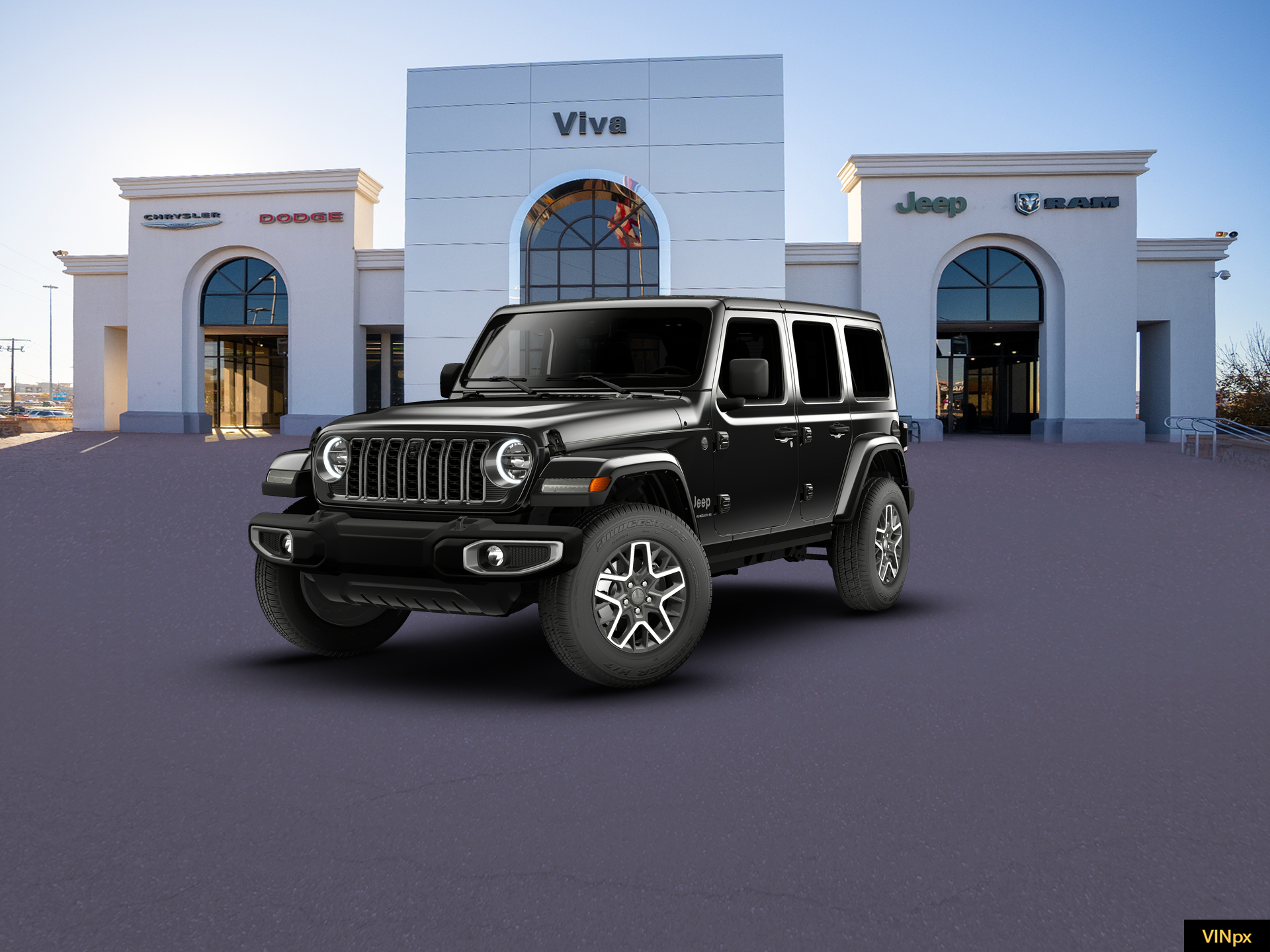 New 2026 Black Clear-Coat Exterior Paint Jeep Sahara image 1