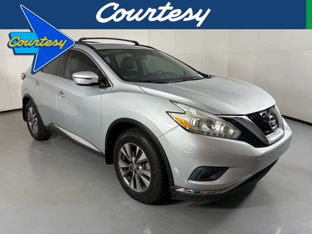 Silver 2016 Nissan Murano SV SUV / Crossover Front-Wheel Drive