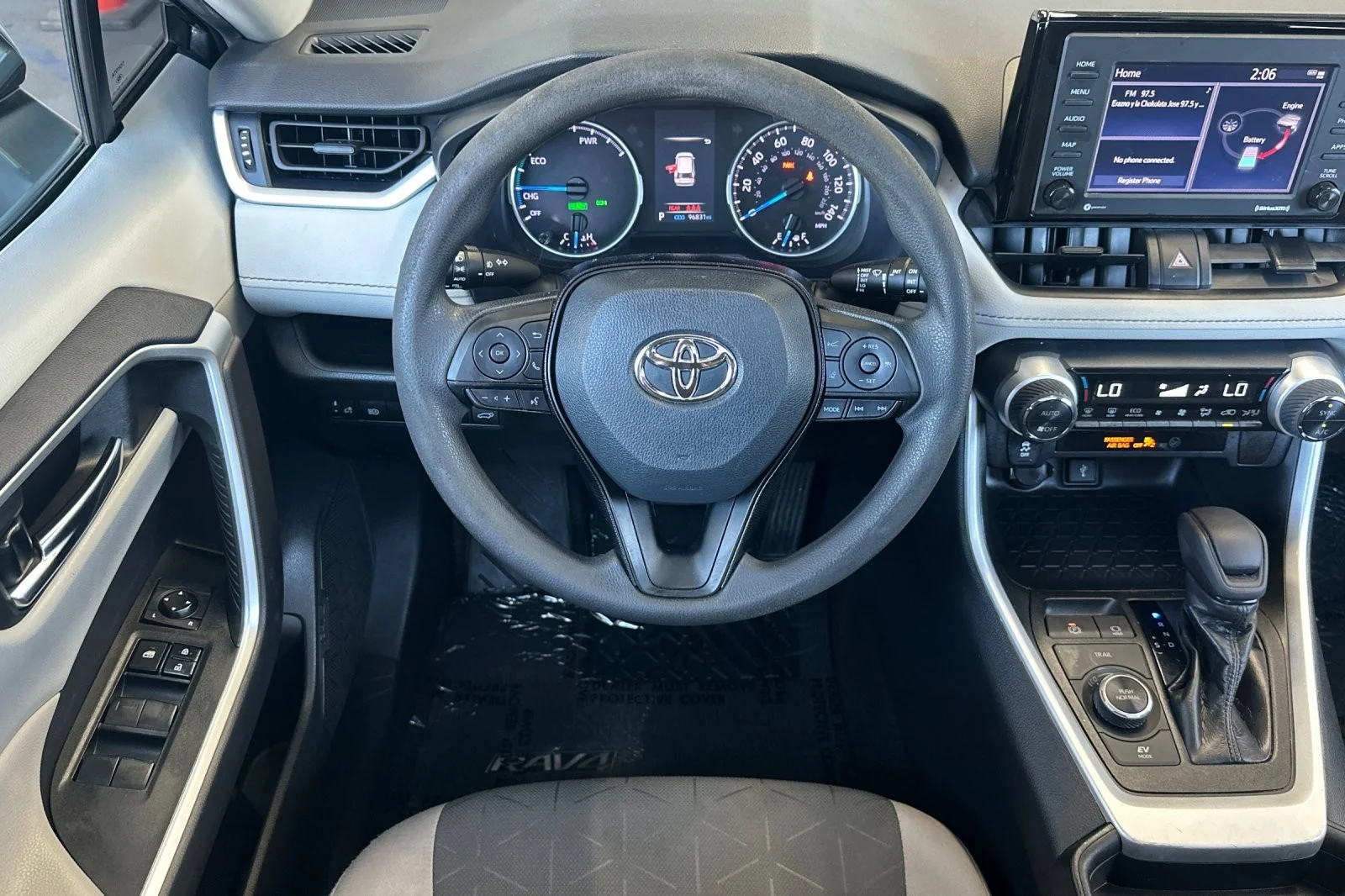 Certified Used 2021 GRAY METALLIC Toyota Hybrid XLE image 13