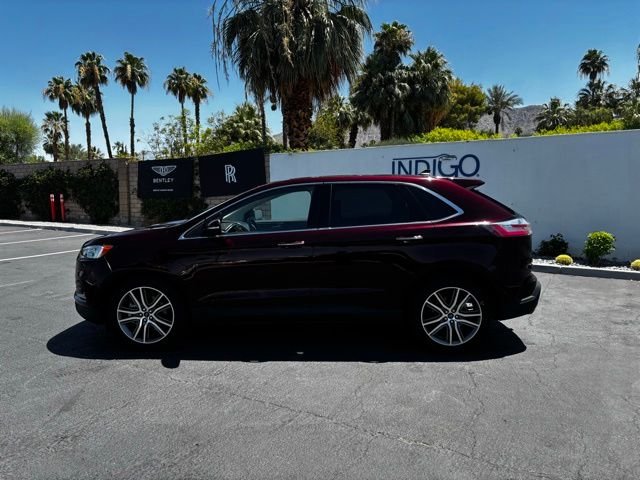 Used 2020 Burgundy Velvet Metallic Tinted Clearcoat Ford Titanium image 8