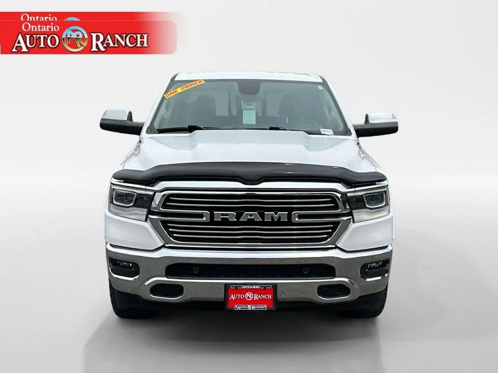 Used 2020 Ivory White Tri-Coat Pearlcoat Ram Laramie image 8
