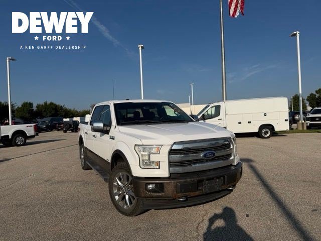 Used 2017 Oxford White Ford Lariat image 2