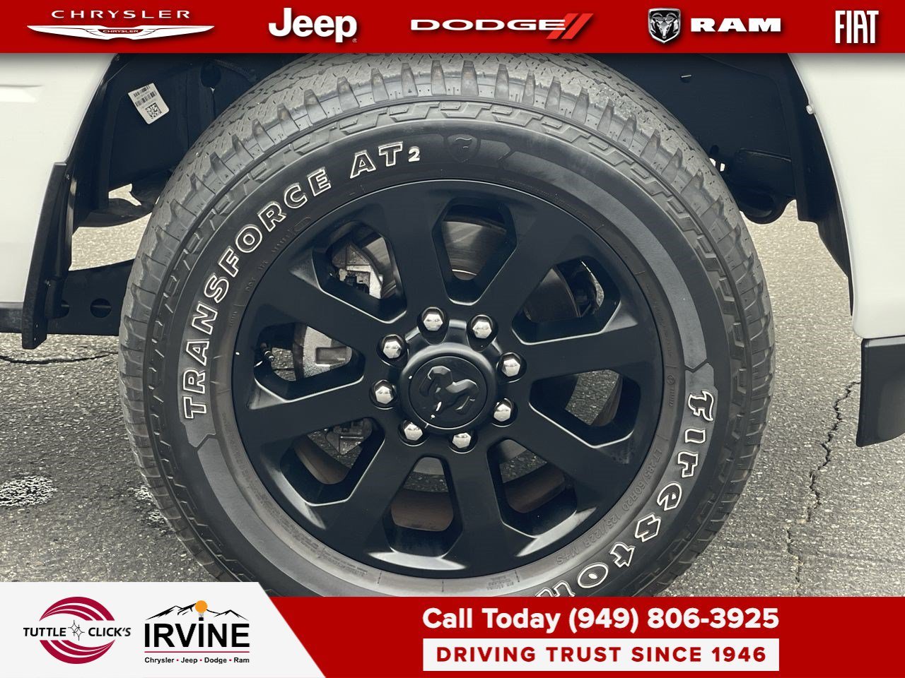 Used 2025 Bright White Clearcoat Ram Laramie image 19