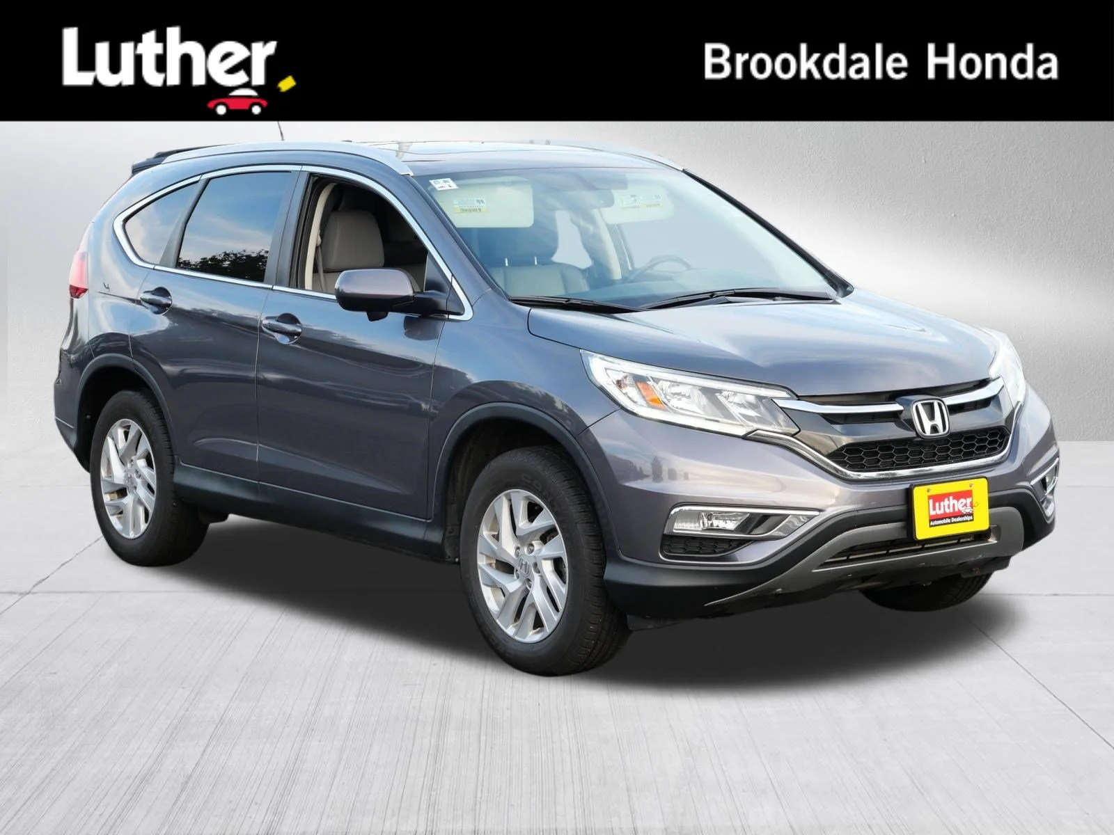 Certified Used 2016 Gray Honda EX-L image 1