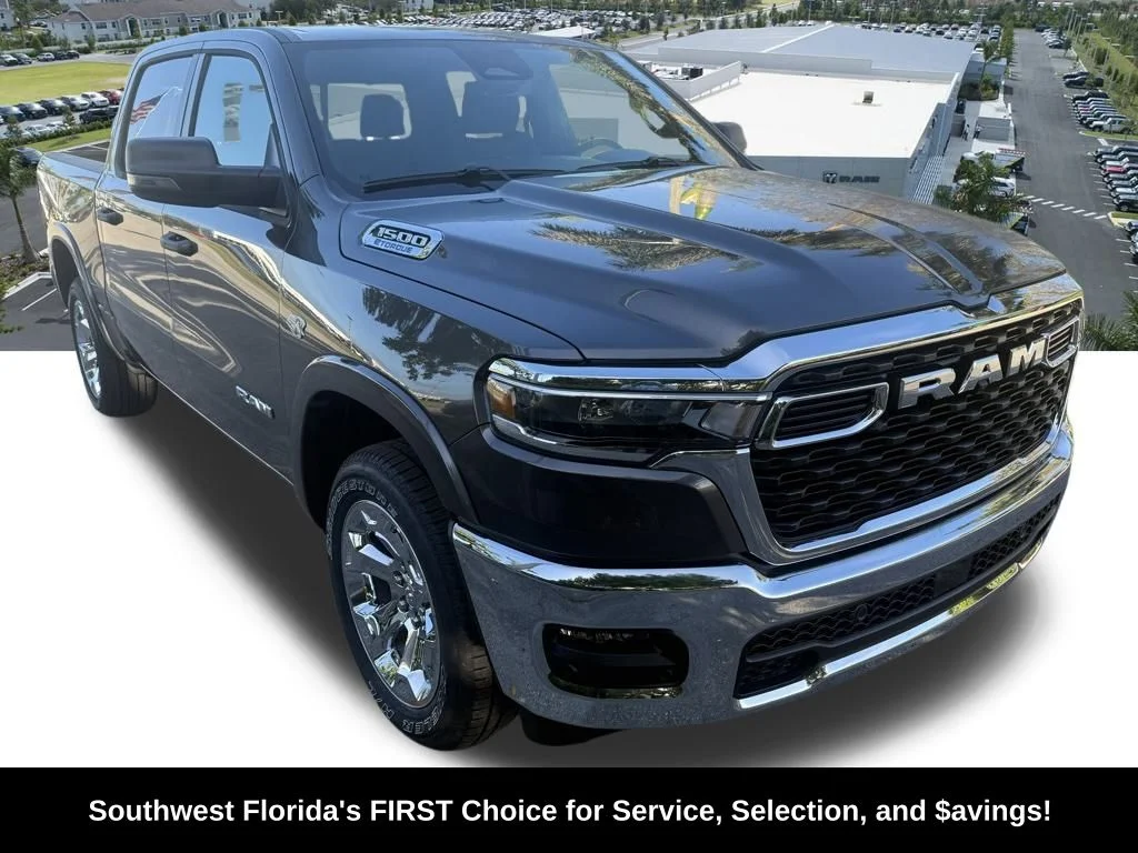 New 2026 Granite Crystal Metallic Clear-Coat Exterior Paint RAM Big Horn/Lone Star image 2