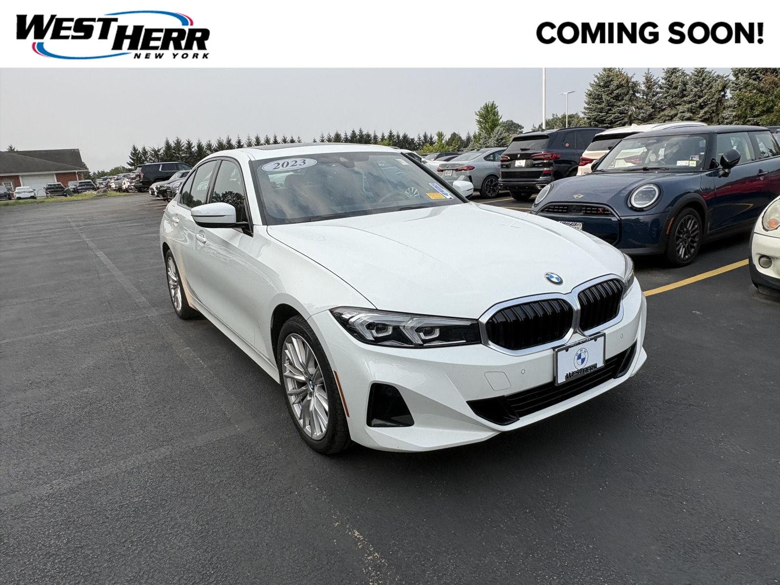 Used 2023 Alpine White BMW 330i xDrive image 1