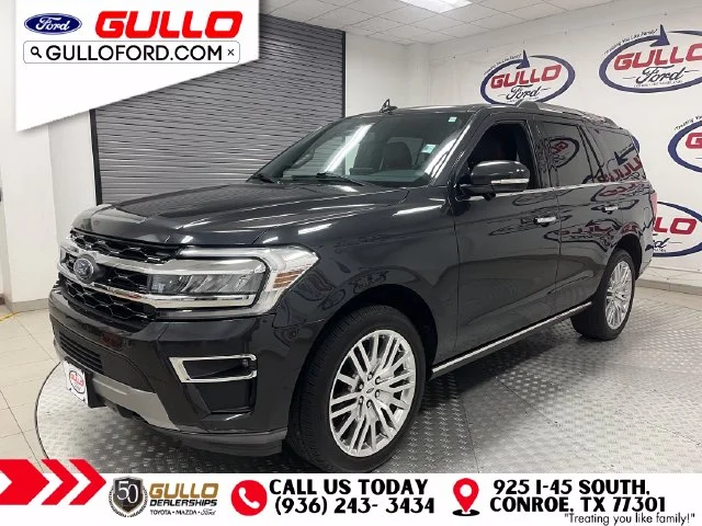 Used 2024 Dark Matter Gray Metallic Ford Limited image 3