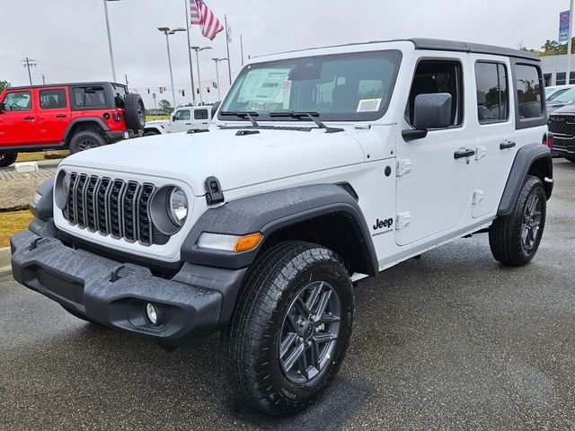 New 2026 Bright White Clear-Coat Exterior Paint Jeep Sport S image 3
