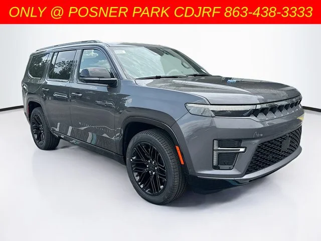 New 2026 Baltic-Gray Metallic Clear-Coat Exterior Paint Jeep Grand Wagoneer image 3
