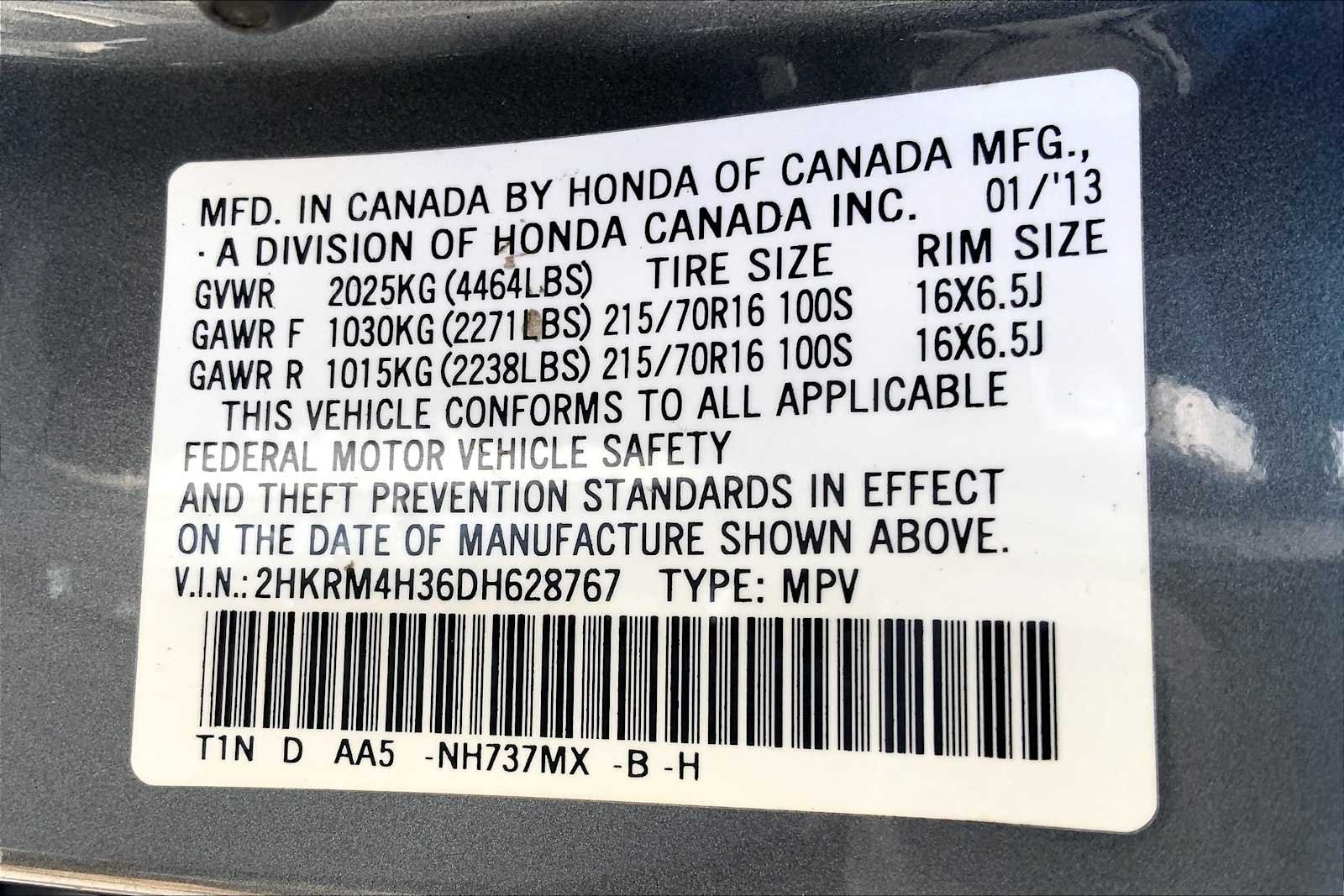 Used 2013 Polished Metal Metallic Honda LX image 33
