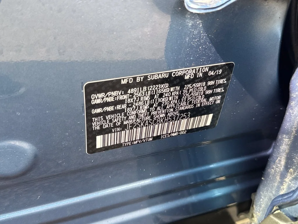 Used 2019 Blue Subaru Limited image 46