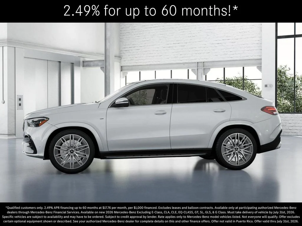 New 2026 MANUFAKTUR Moonlight White Metallic Mercedes-Benz AMG® GLE 53 4MATIC+ Coupe image 35