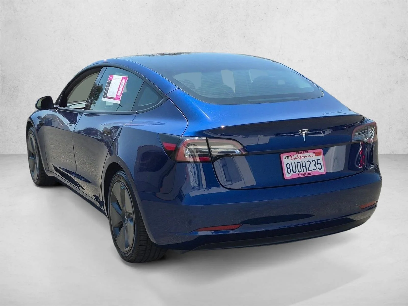Used 2021 Blue Tesla Standard Range Plus image 8