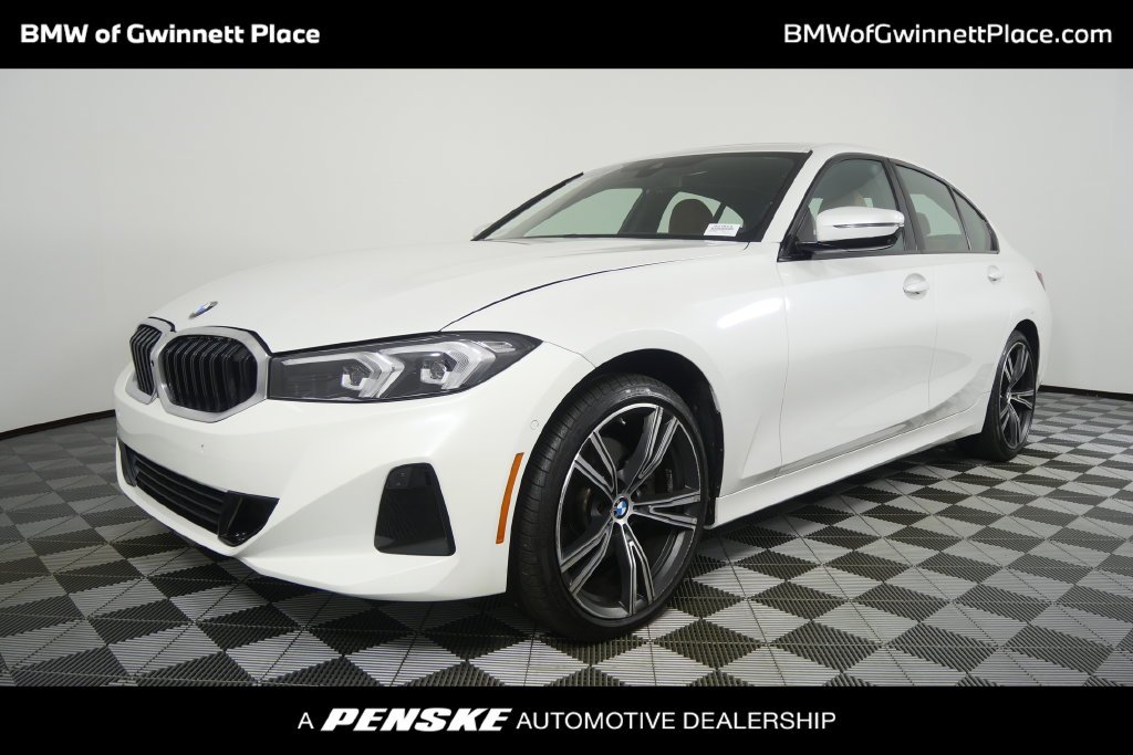 Certified Used 2023 White Metallic BMW 330i xDrive image 1