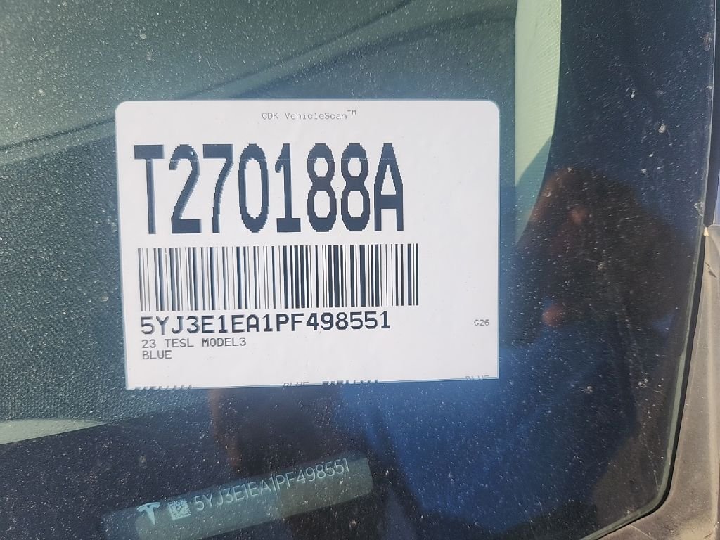 Used 2023 Blue Tesla Base image 5