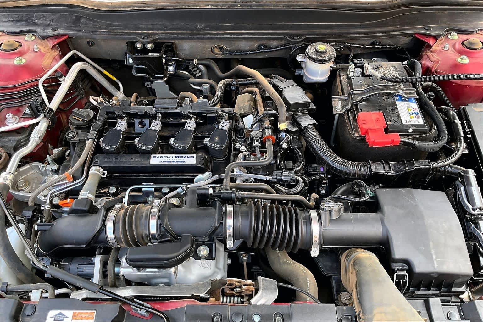 Used 2018 Radiant Red Metallic Honda LX 1.5T image 32