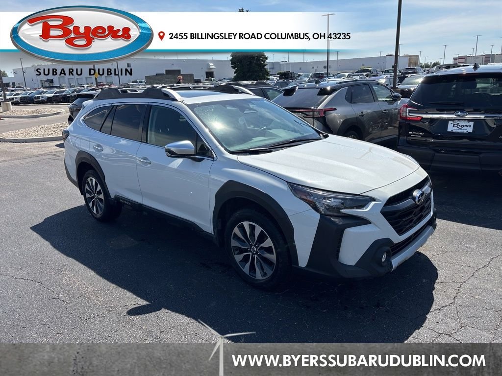 Certified Used 2025 White Subaru Touring image 1