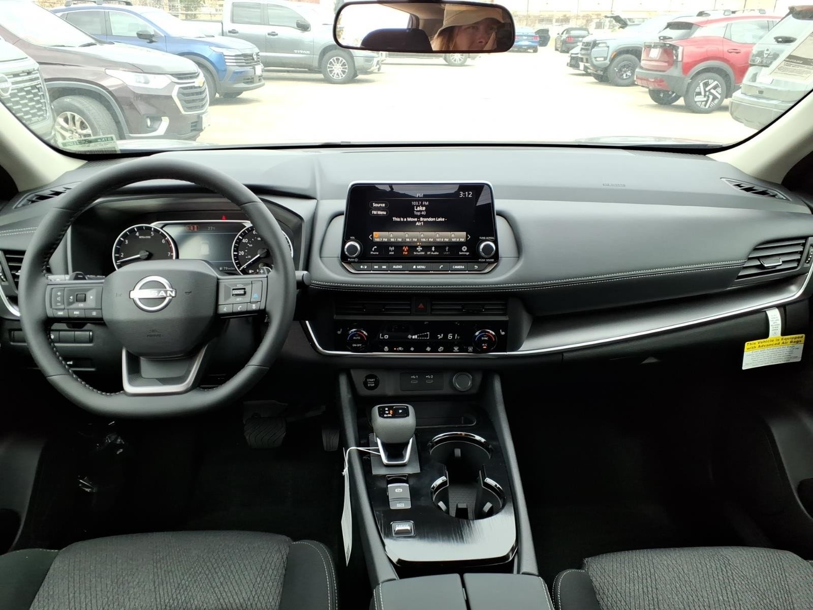 2026 Nissan Rogue Dark Armor White at Robbins Nissan