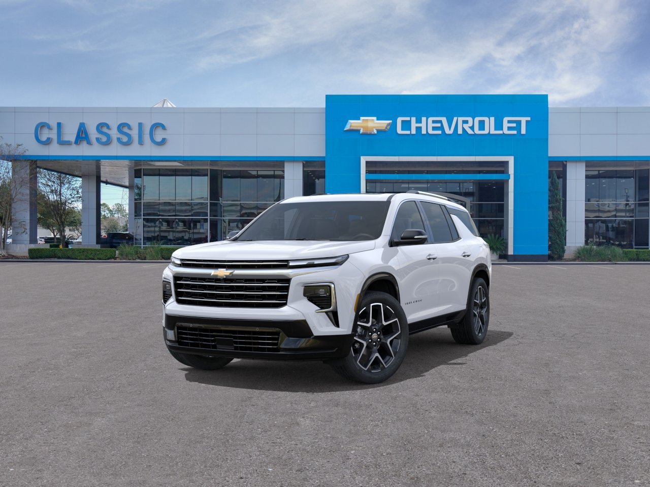 2026 Chevrolet Traverse High Country White at Classic Elite Chevrolet Sugar Land