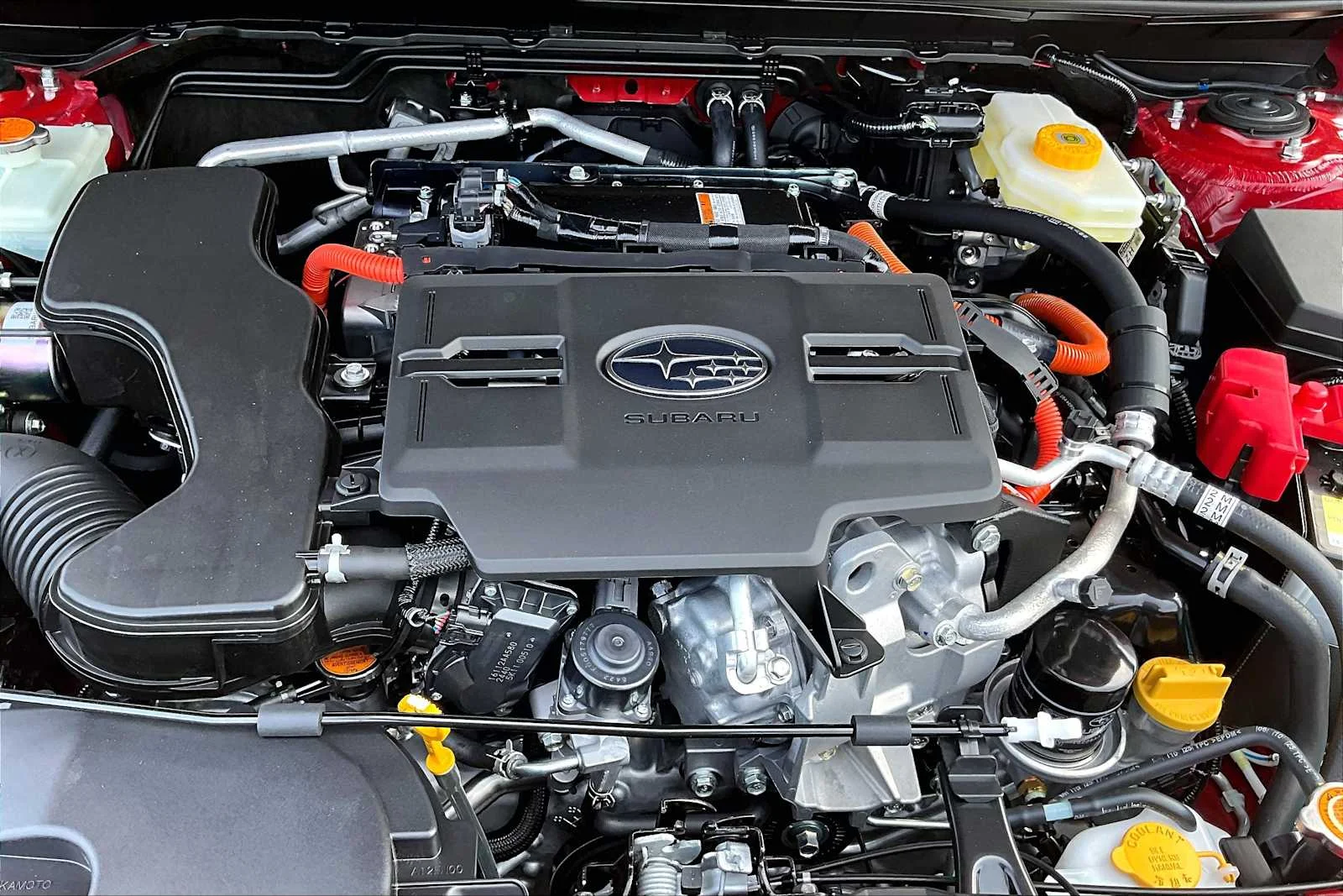 New 2026 Pure Red Subaru Limited Hybrid image 16