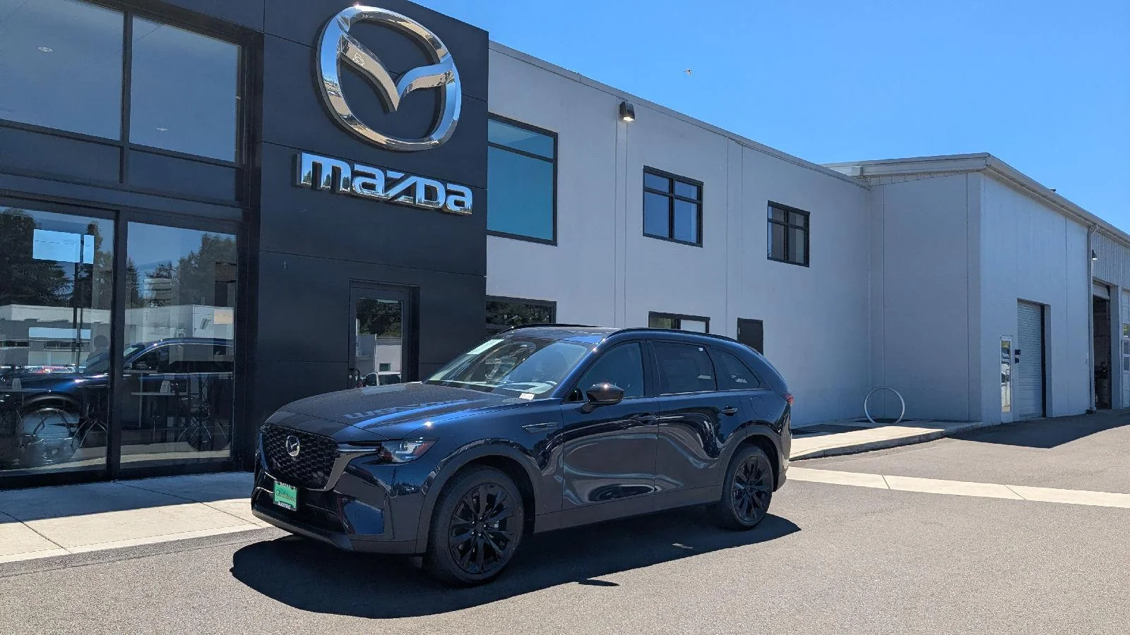 New 2026 Deep Crystal Blue Mica Mazda Premium Sport AWD image 1