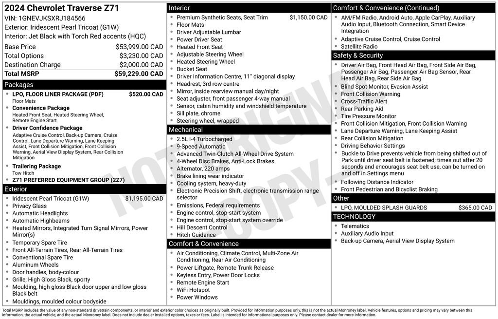 Used 2024 White Chevrolet Z71 image 22