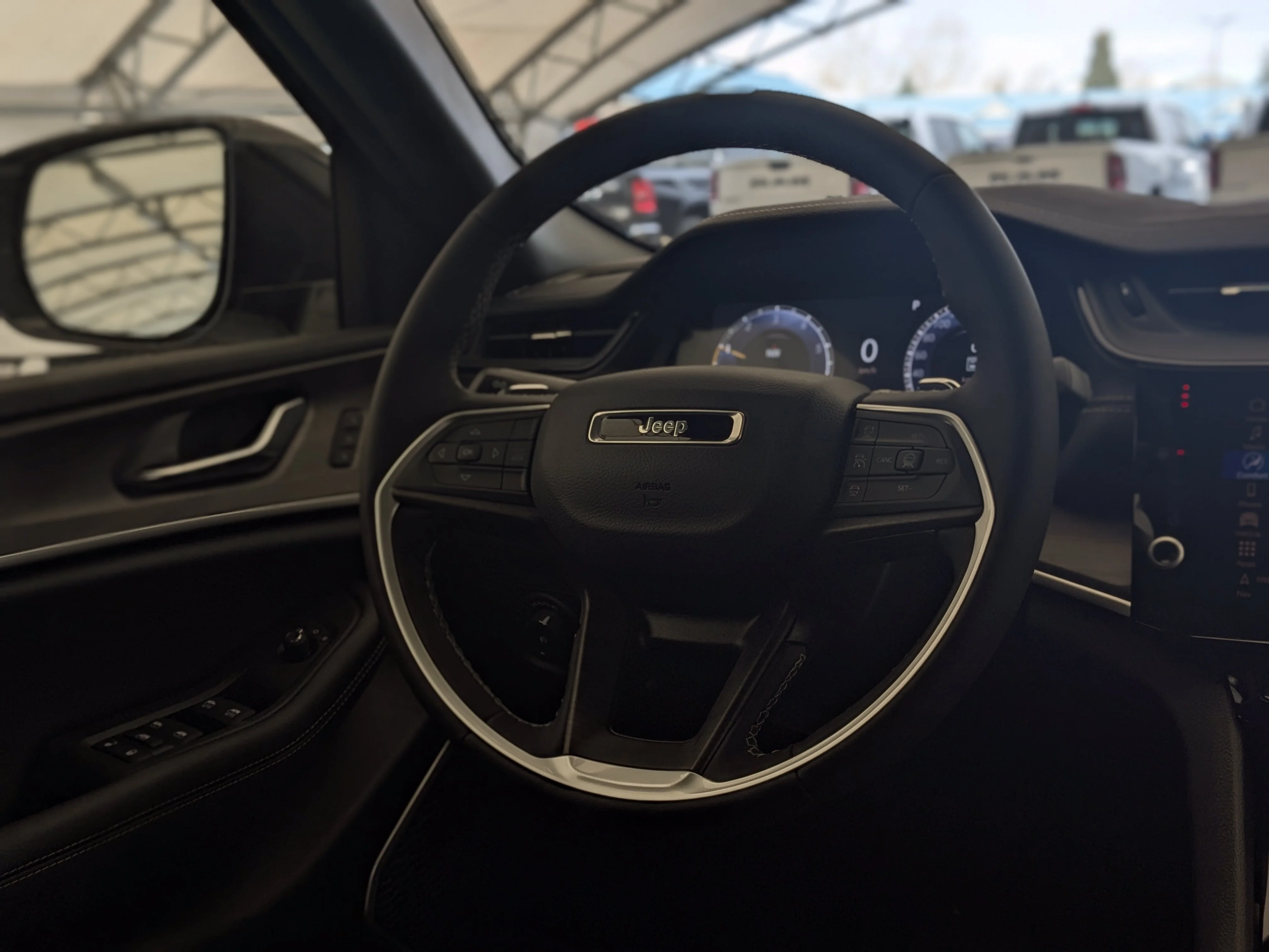 New 2026 White Jeep Limited - - Ltd Altitude Pkg - Lux Tech Grp II - Pano Sunroof - 20 Black Wheels & More image 15