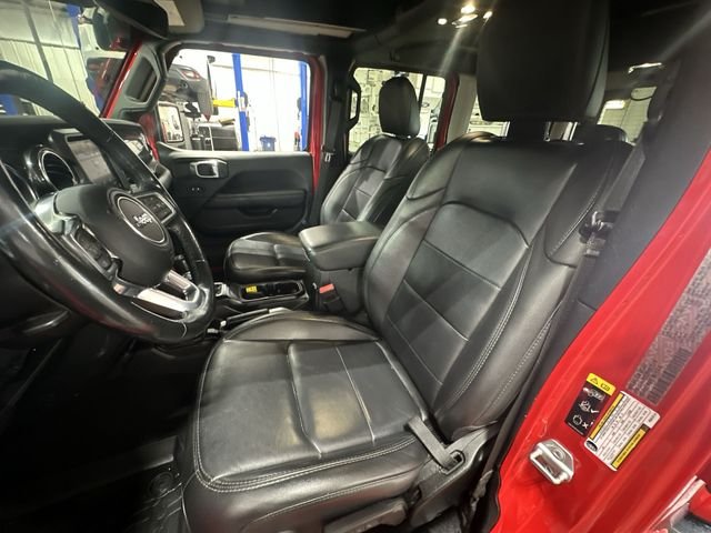 Certified Used 2021 Red Jeep Unlimited Sahara Altitude image 17
