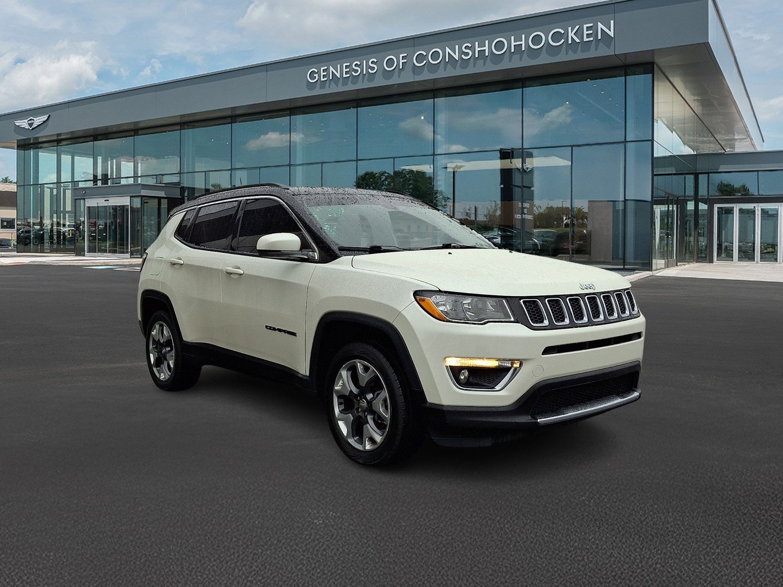 Used 2018 Jeep Compass Limited with VIN 3C4NJDCB4JT212573 for sale in Conshohocken, PA