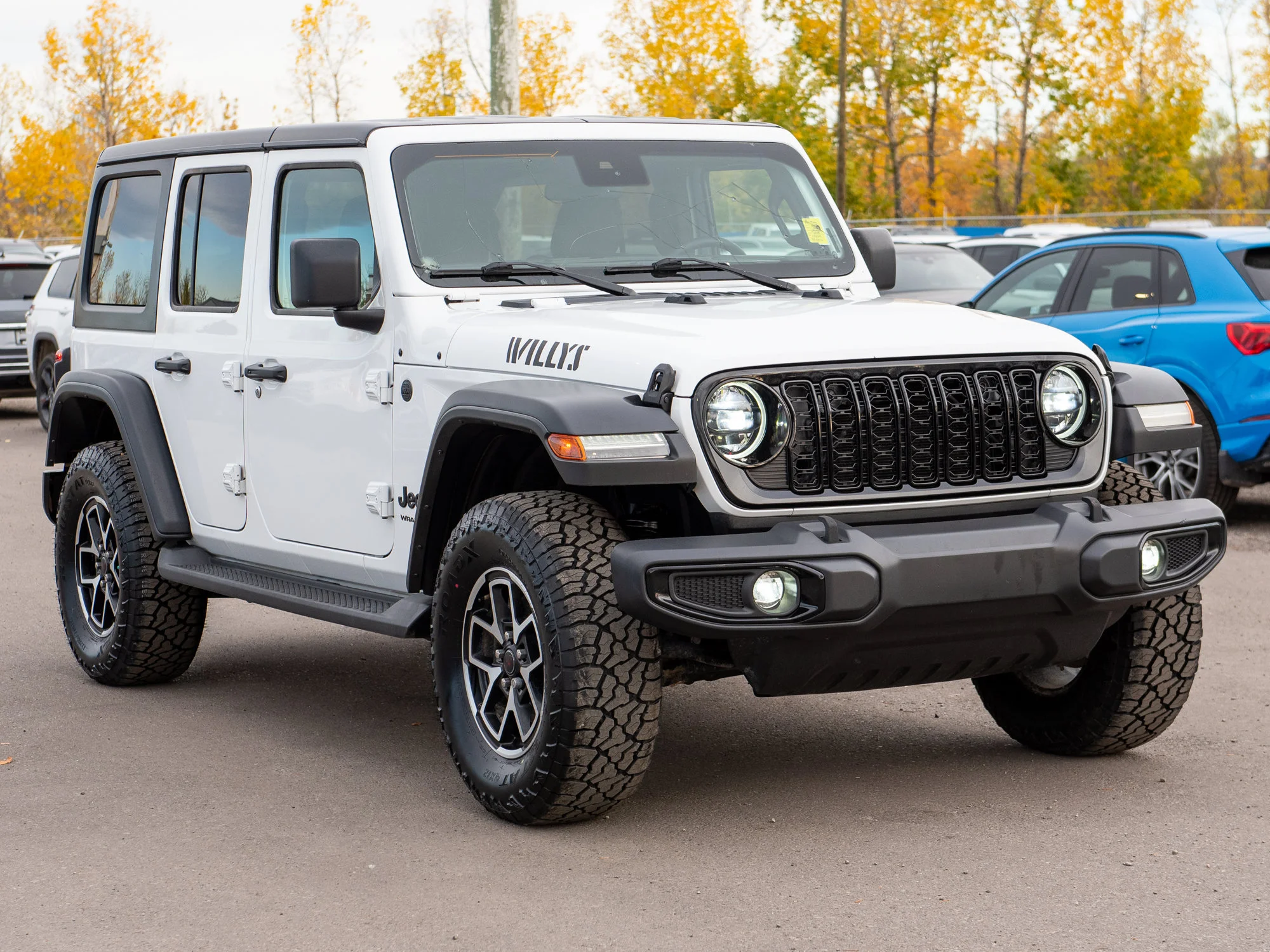 Used 2024 White Jeep Willys* 4 Door 4x4, Safety Group, Rear Locker, Heated Seats/Wheel image 6